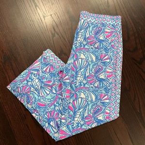 Lilly Pulitzer For Target, Wide Leg Printed Pants, Size Medium